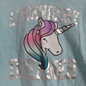 GEORGE | large (10-12) | Unicorn Legendary Dreamer Long Sleeve Pajama Shirt